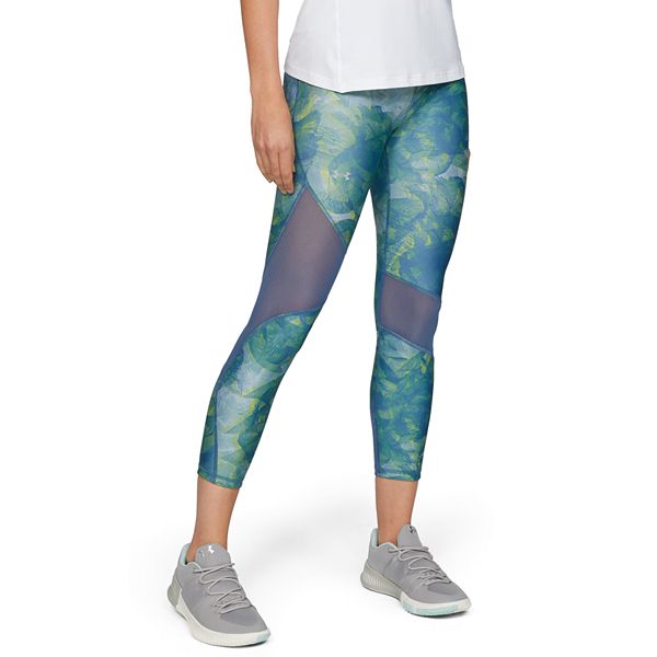 Women's Under Armour HeatGear Print Midrise Ankle Leggings