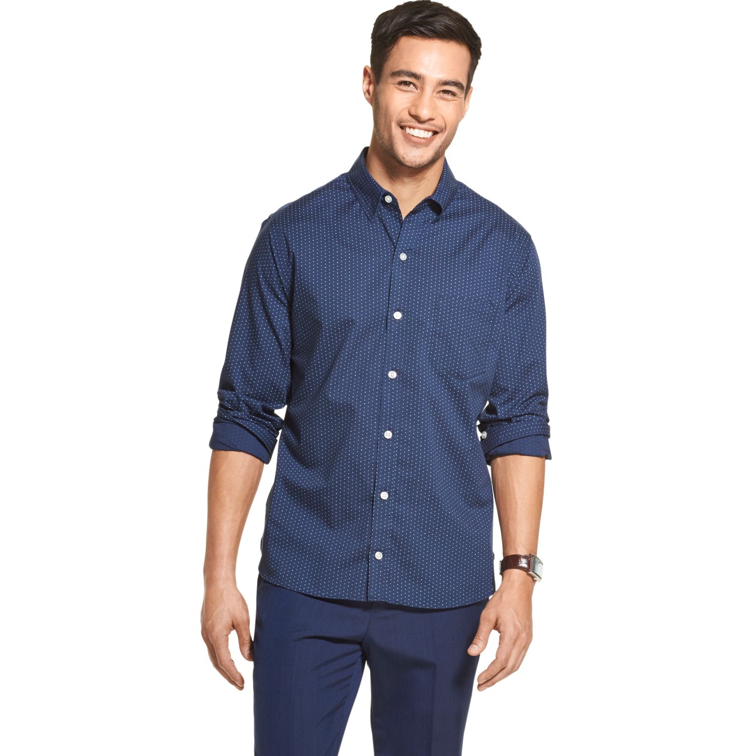 Van Heusen Never Tuck Classic Fit Shirt