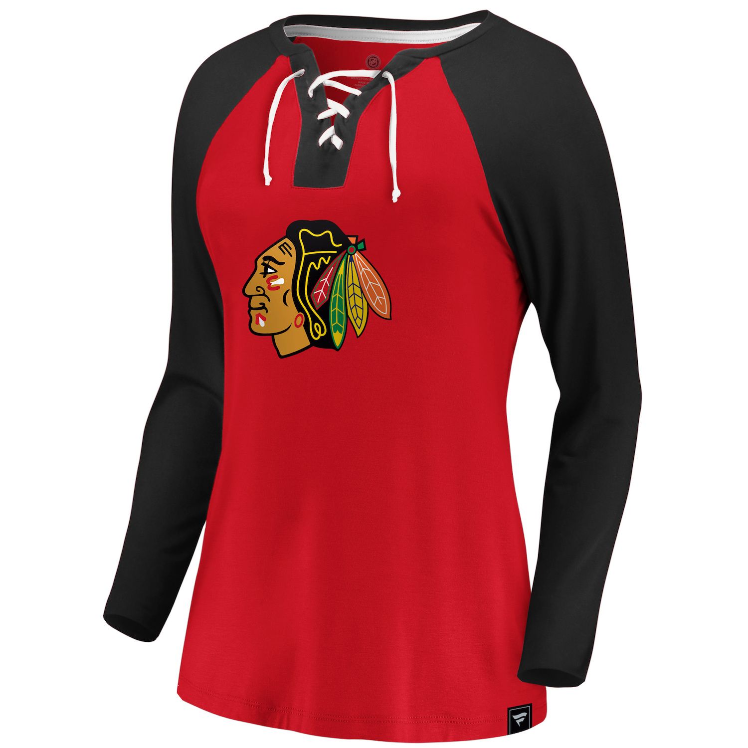 Chicago Blackhawks Lace-Up Breakout Tee