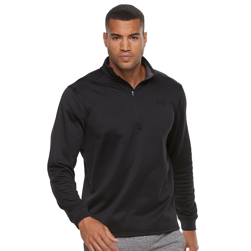 UPC 191480919156 product image for Men's Under Armour Armour Fleece® Half-Zip Pullover, Size: XL, Black | upcitemdb.com