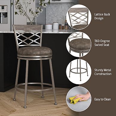 Hillsdale Furniture Hutchinson Swivel Bar Stool