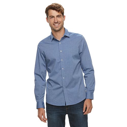 Men's Apt. 9® No-Iron Stretch Button-Down Shirt