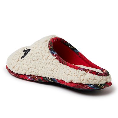 Women's Dearfoams Mama Bear Plaid Clog Slippers