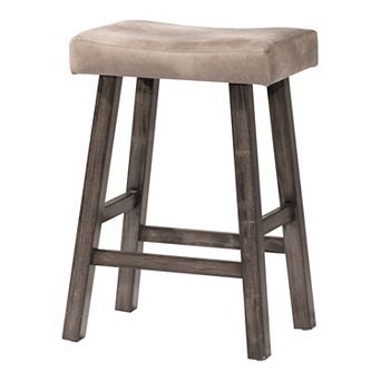 Hillsdale Furniture Saddle Backless Bar Stool