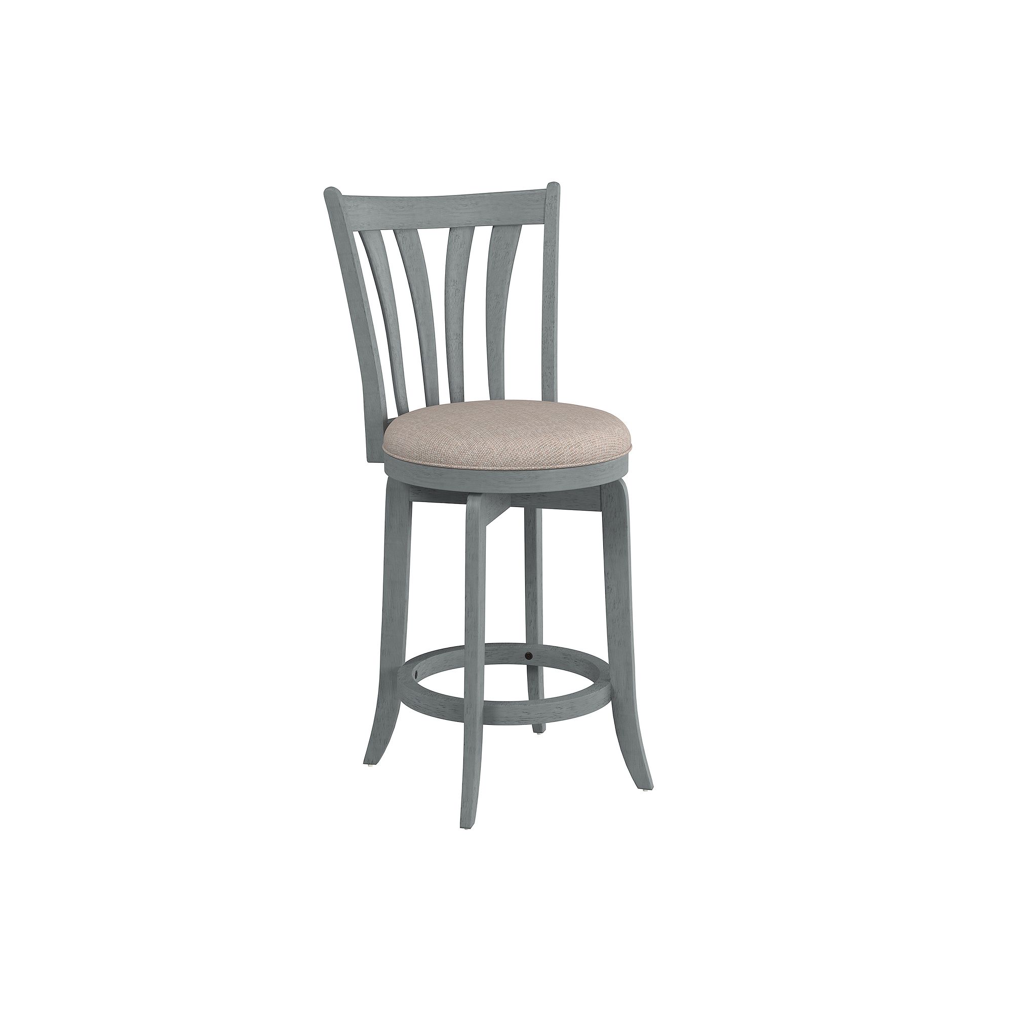 Hillsdale Furniture Savana Swivel Bar Stool, Blue