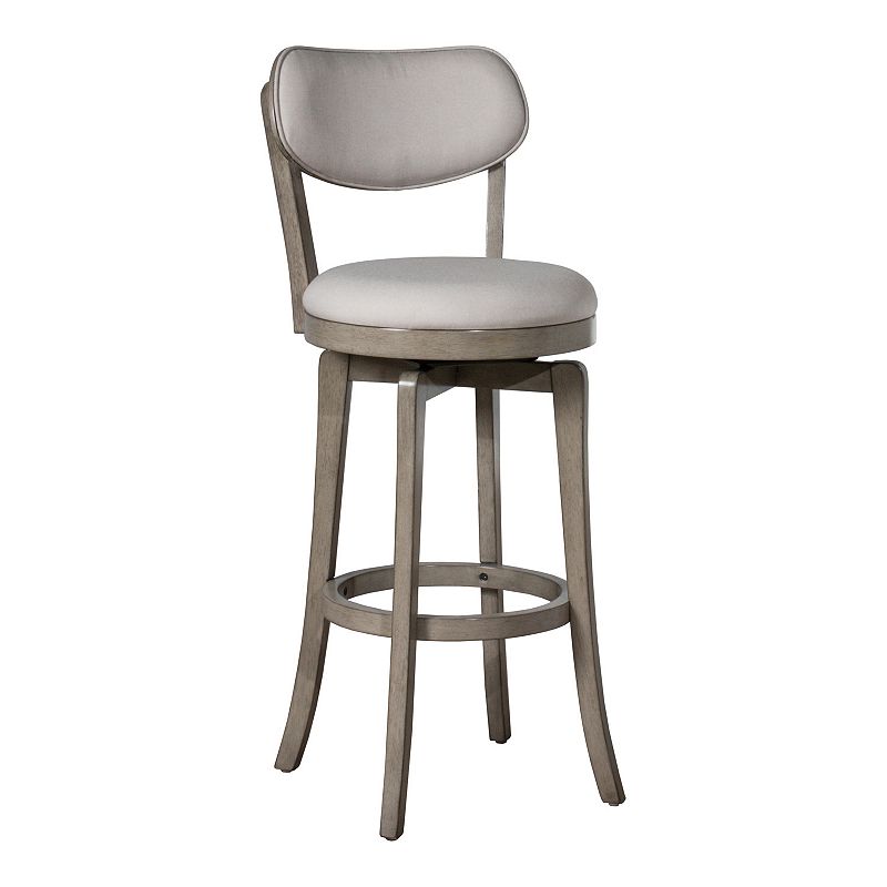 Hillsdale Furniture Sloan Swivel Bar Stool, Grey