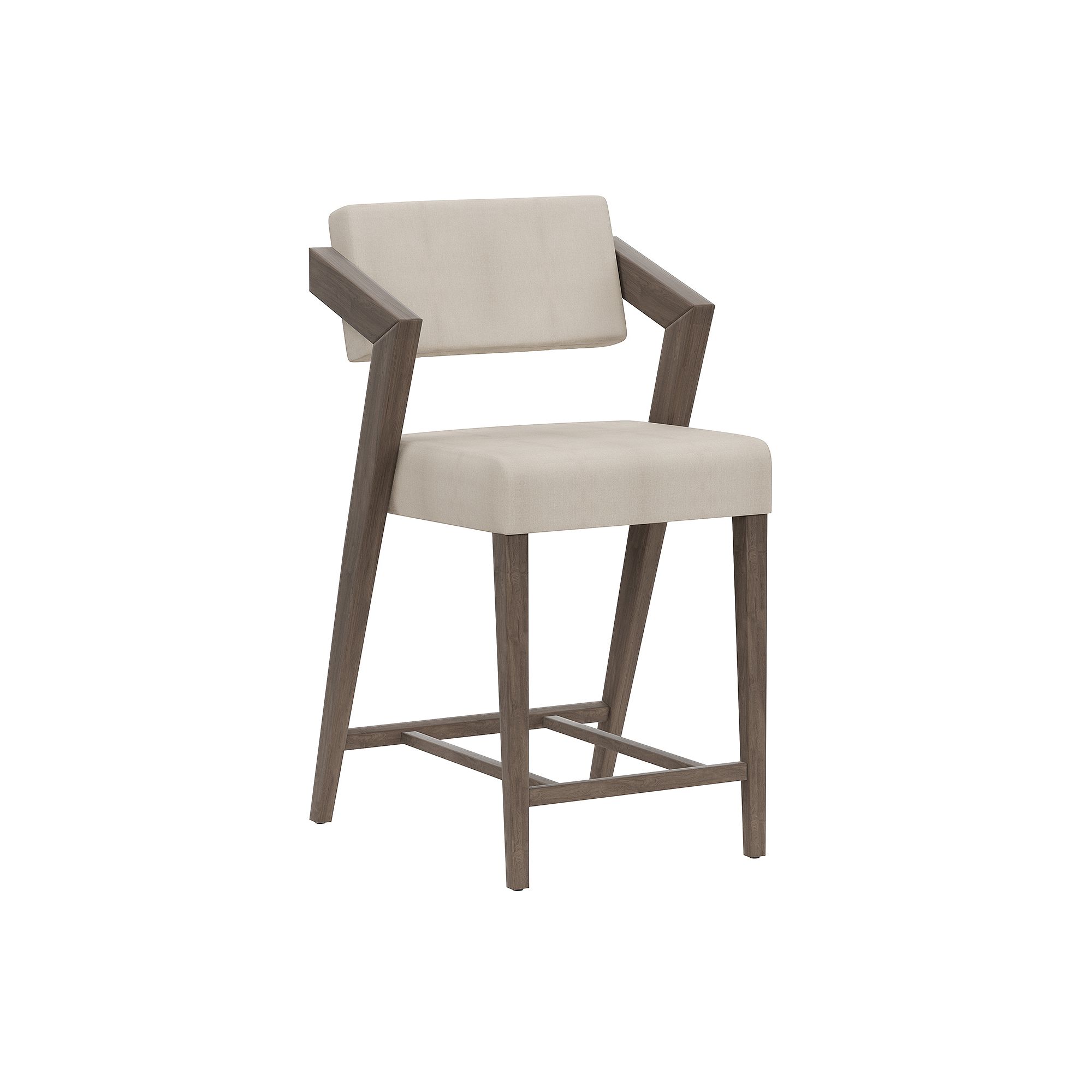 Hillsdale Furniture Snyder Bar Stool, Aged Gray