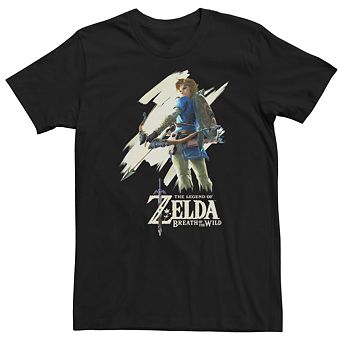 Young Men's Nintendo Legend Of Zelda Breath Of The Wild Paint Swipe Link Tee