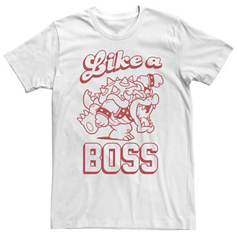 Men's Nintendo Super Mario Bowser Like A Boss Short Sleeve Tee