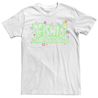 Men's Nintendo Yoshi's Crafted World Floral Logo Tee