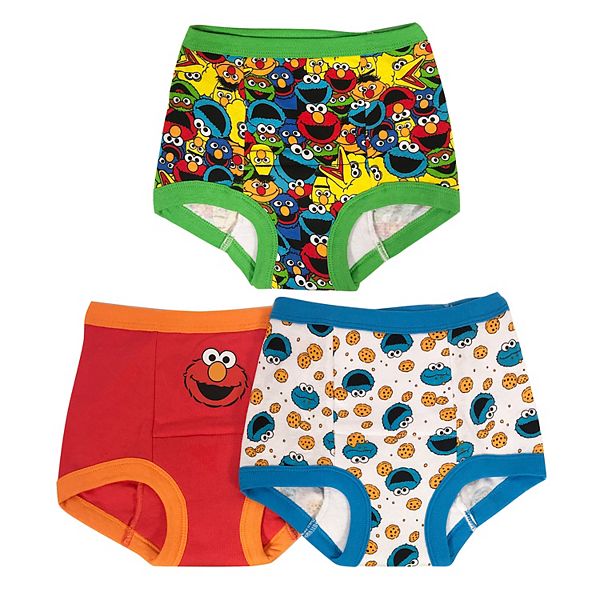 Sesame Street Boys Character Toddler 7 Pk Underwear Briefs