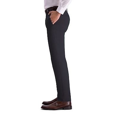 Men's Haggar Premium Comfort Khaki Slim Fit Flat Front Pants