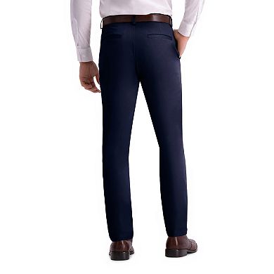 Men's Haggar Premium Comfort Khaki Slim Fit Flat Front Pants