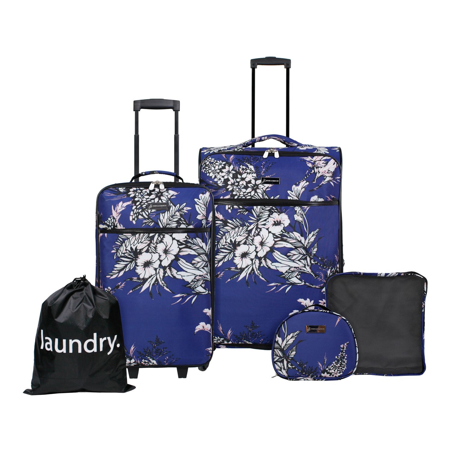 kohls chaps 5 piece luggage