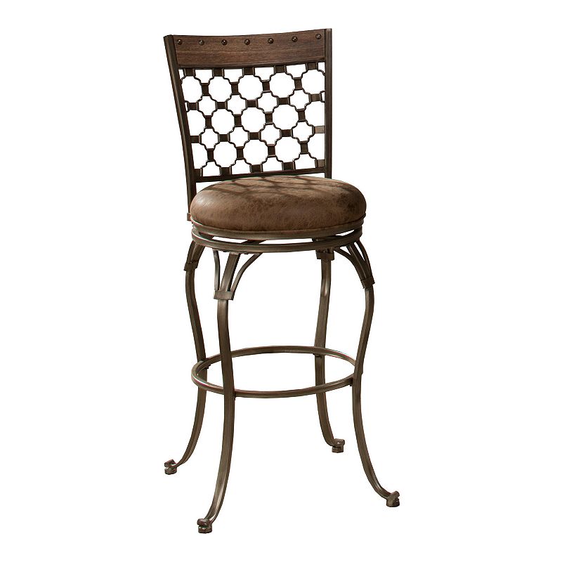 46158456 Hillsdale Furniture Lannis Swivel Bar Height Stool sku 46158456