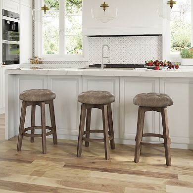 Hillsdale Furniture Odette Backless Swivel Counter Height Stool