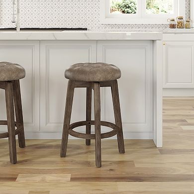 Hillsdale Furniture Odette Backless Swivel Counter Height Stool