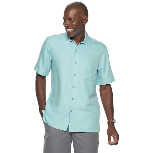 Men's Batik Bay Textured Solid Button-Down Shirt