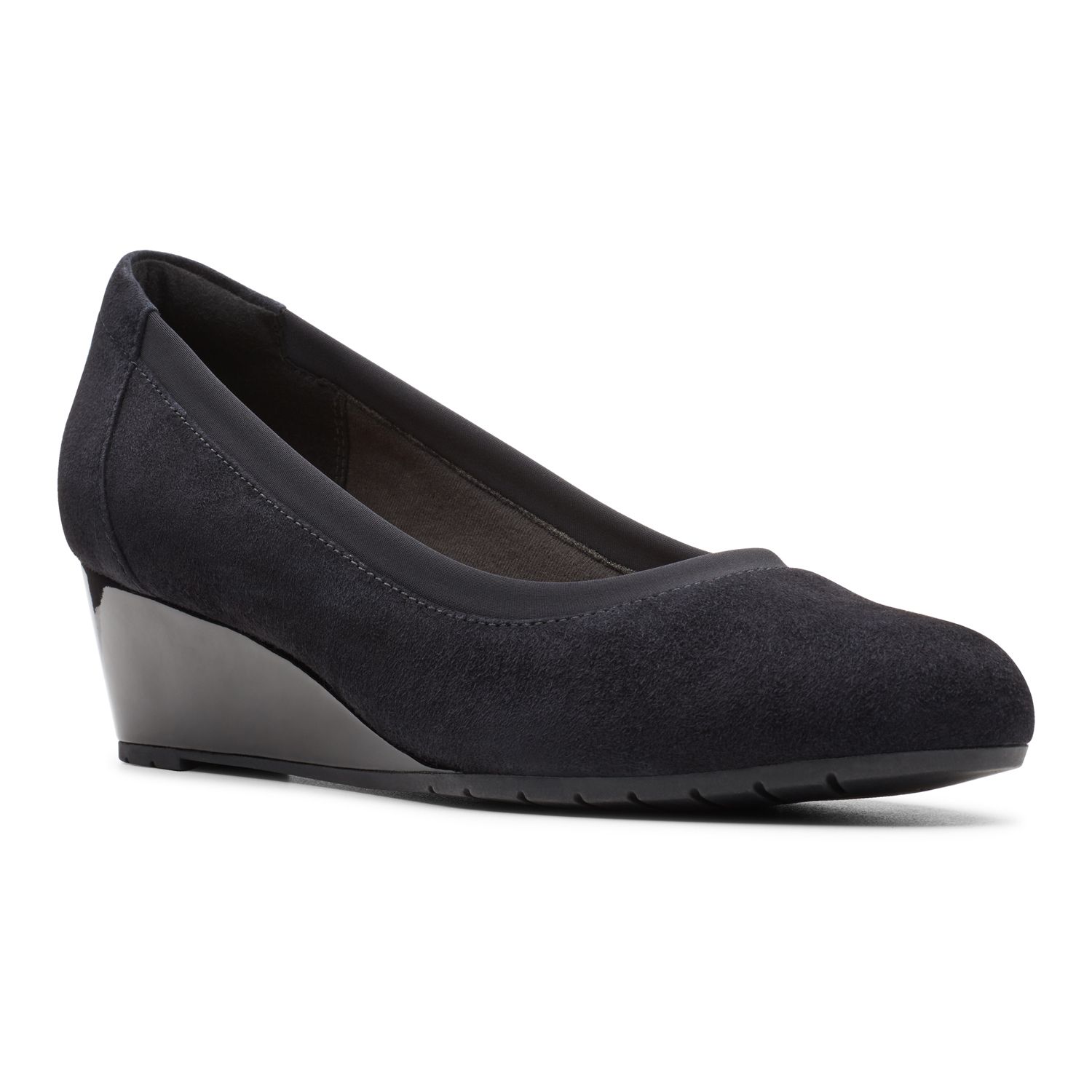 clarks wedge heel shoes