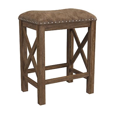 Hillsdale Furniture Willow Bend Non-Swivel Counter Stool (Set of 2)