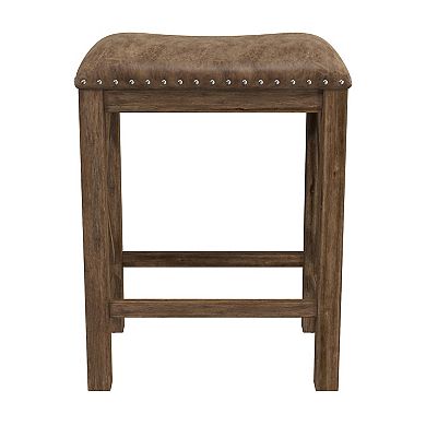 Hillsdale Furniture Willow Bend Non-Swivel Counter Stool (Set of 2)