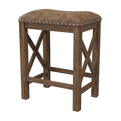 Hillsdale Furniture Willow Bend Non-Swivel Counter Stool (Set of 2)