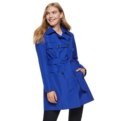 Women's Nine West Double-Breasted Trench Coat