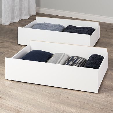 Prepac Storage Drawers on Wheels - Set of 2