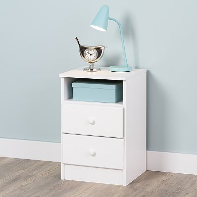 Prepac Astrid 2-Drawer Nightstand