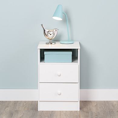 Prepac Astrid 2-Drawer Nightstand