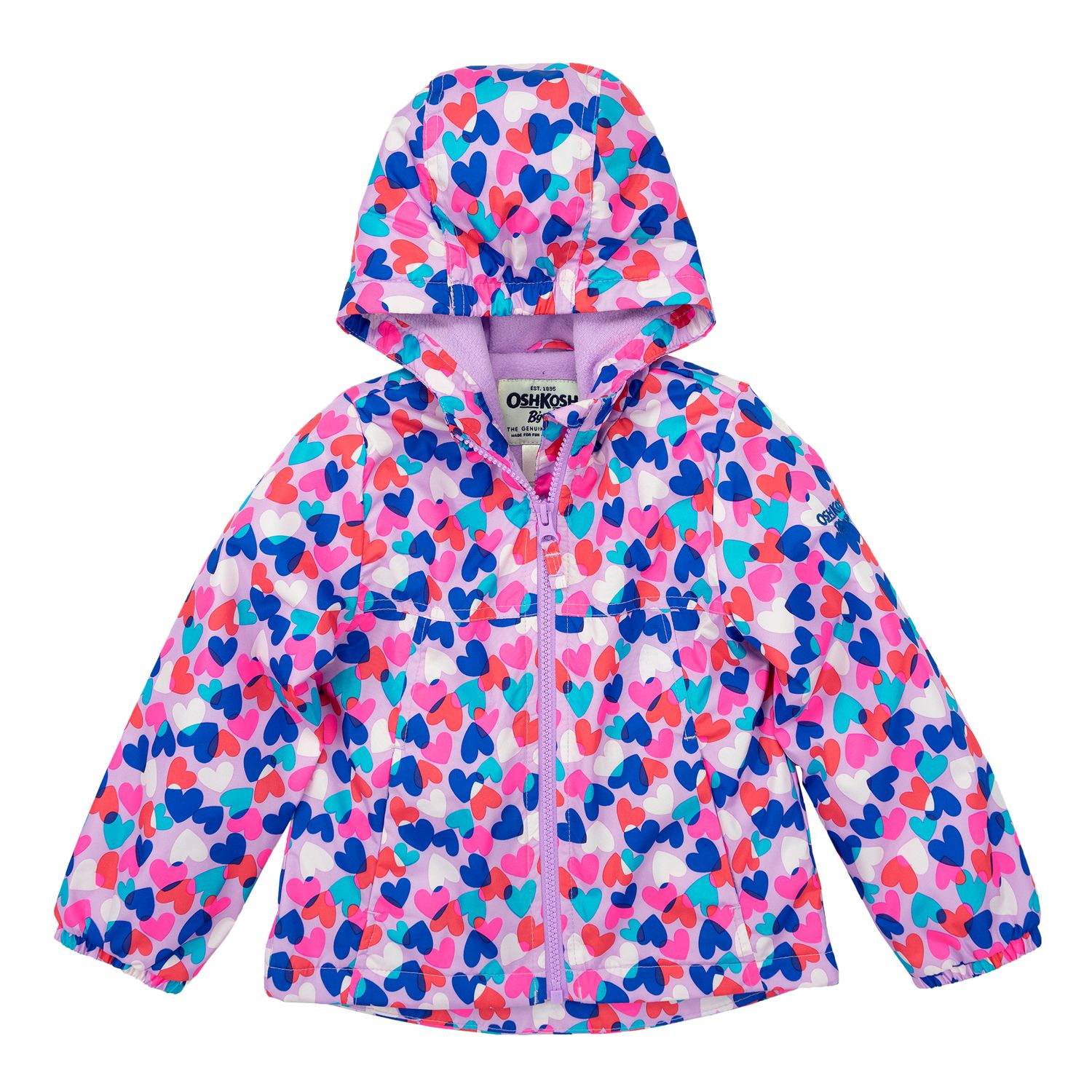 baby girl fleece lined jacket