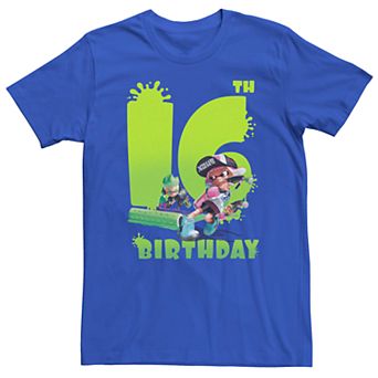 Men's Nintendo Splatoon 16th Birthday Tee