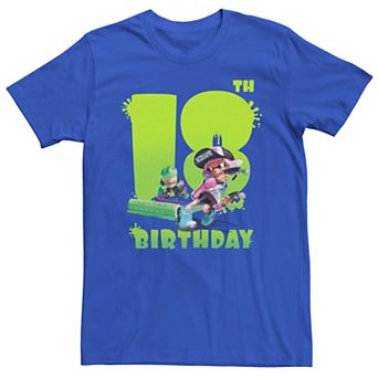 Men's Nintendo Splatoon 18th Birthday Tee