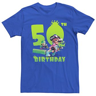 Men's Nintendo Splatoon 50th Birthday Tee