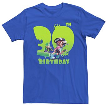 Men's Nintendo Splatoon 30th Birthday Tee