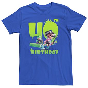 Men's Nintendo Splatoon 40th Birthday Tee