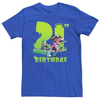 Men's Nintendo Splatoon 21st Birthday Tee