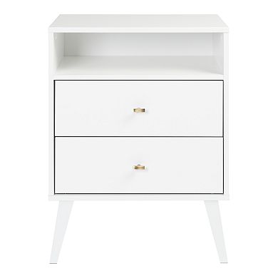 Prepac Milo 2-Drawer Tall Nightstand