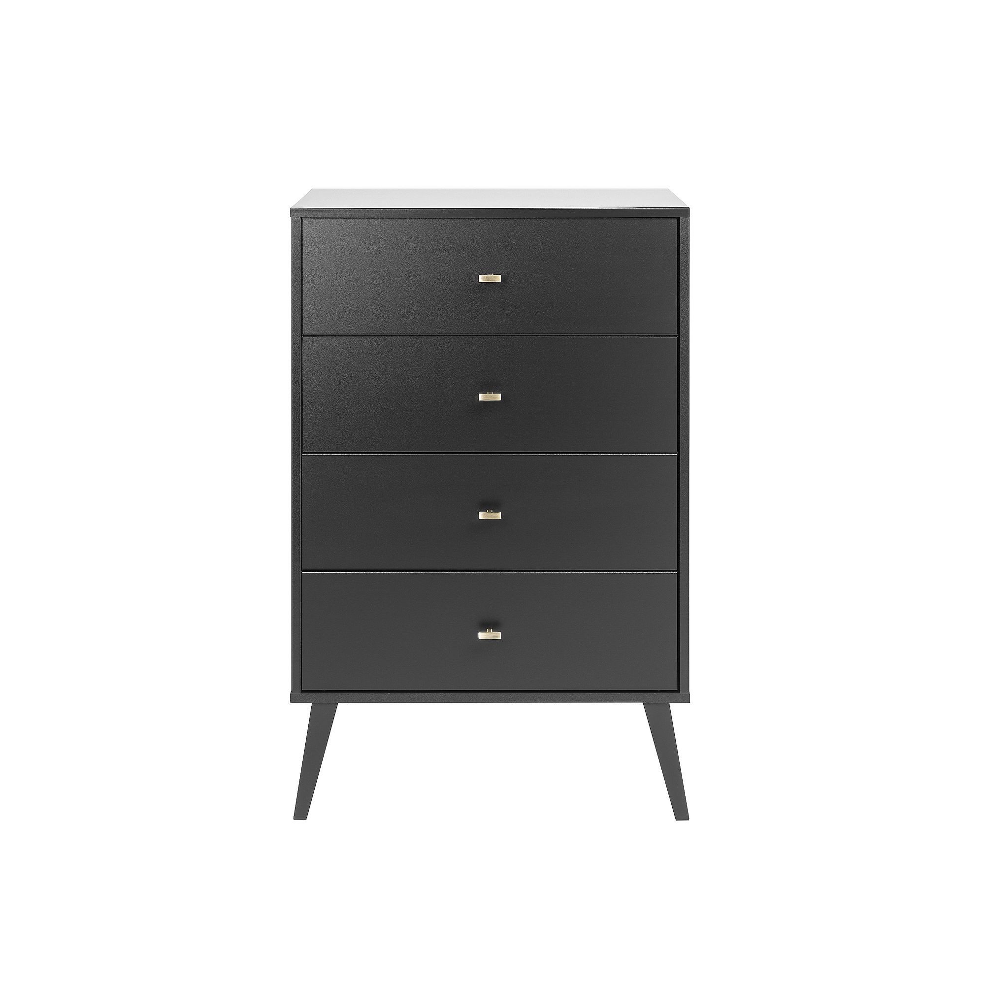 Prepac Milo 4-Drawer Chest, Black