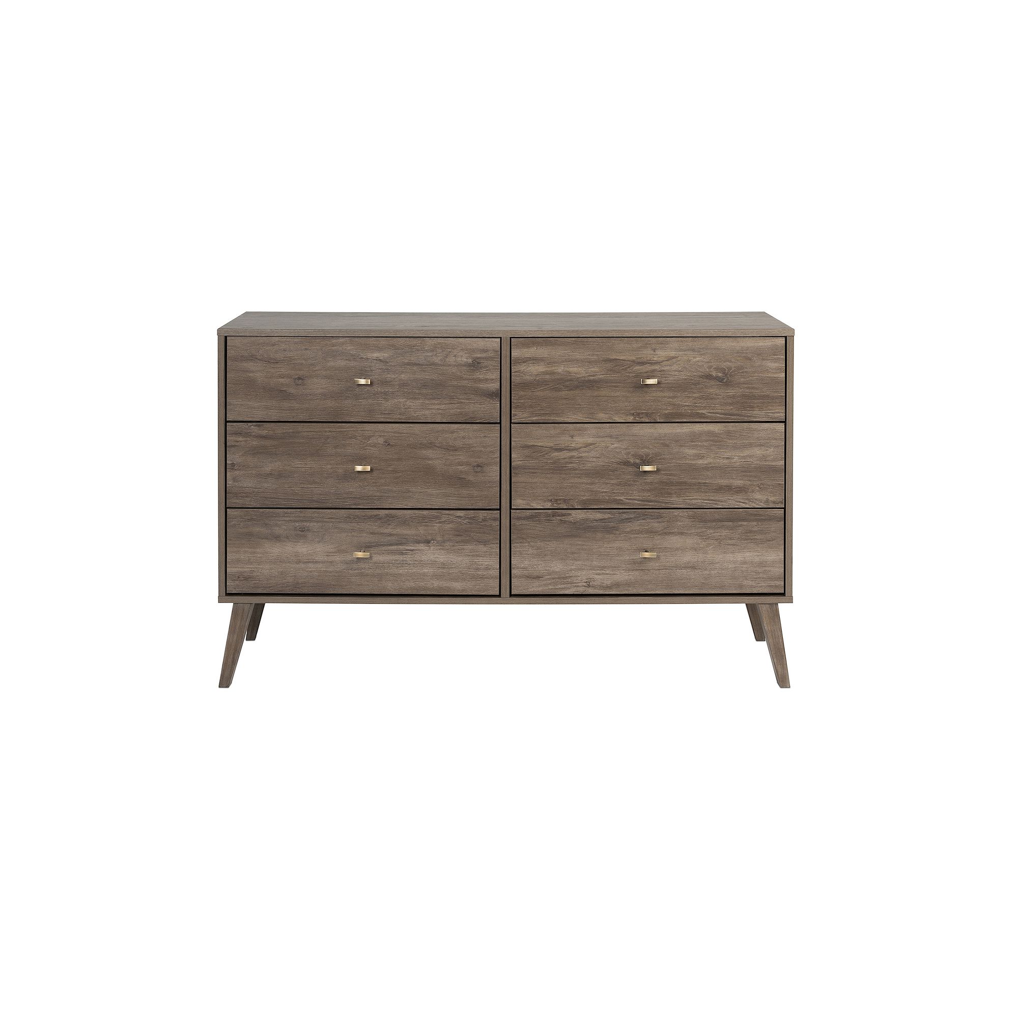Prepac Milo 6-Drawer Dresser, Drifted Gray