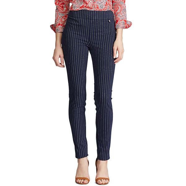 Pinstripe pants womens sale