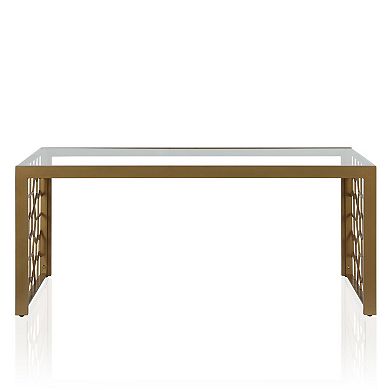 CosmoLiving by Cosmopolitan Juliette Glass Top Coffee Table