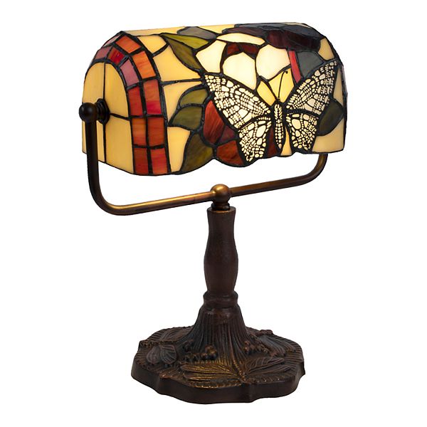 Banker Table Lamp - Red