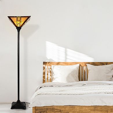 Lavish Home Tiffany Style Floor Lamp