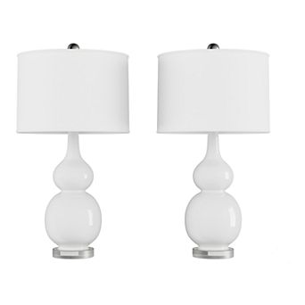 Double Gourd Table Lamp 2 pc Set