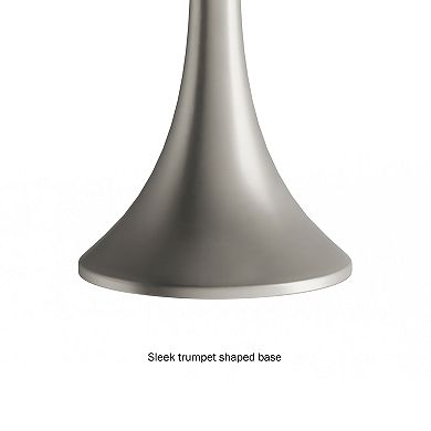 Modern Flared Trumpet Table & Floor Lamp 3-piece Set