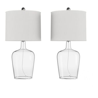 Cloche Style Table Lamp 2 pc Set