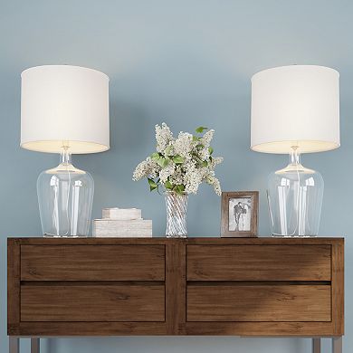 Cloche Style Table Lamp 2-piece Set
