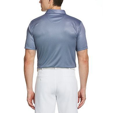 Men's Grand Slam MotionFlow Classic-Fit Gingham Performance Golf Polo