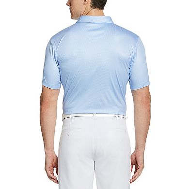 Men's Grand Slam MotionFlow Classic-Fit Gingham Performance Golf Polo